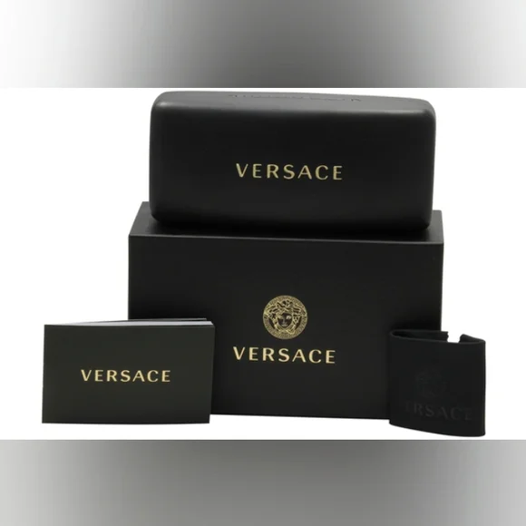 NEW VERSACE VE4392 OVERSIZED SUNGLASSES VE 4392 GB1/87 BLACK  display picture 2